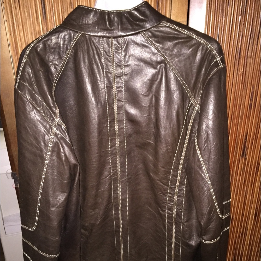 Butter leather jacket